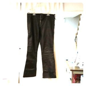 Altelier black leather pants